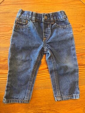 U.S. Polo Assn. Toddler Dark Blue Denim Jeans with Branded Pocket